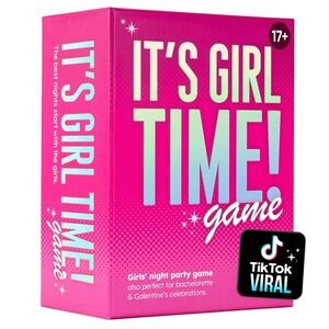 Its Girl Time Girls Night Card Game Bachelorette Galentines Party Game
